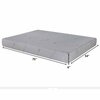 Homeroots 6 in. Memory Foam Mattress Covered in a Soft Aloe Vera Fabric Full Size 248077
